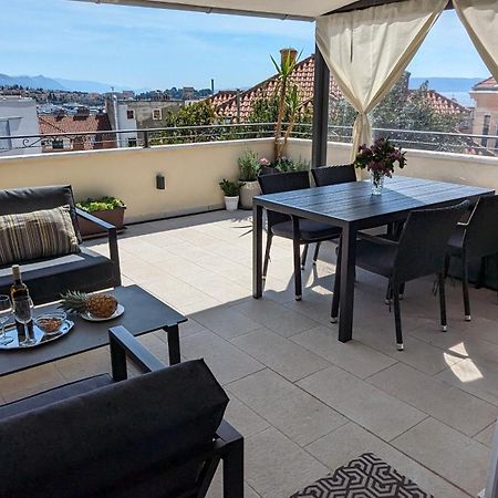 Prime Location Penthouse Apt With A Large Terrace Split Exteriér fotografie