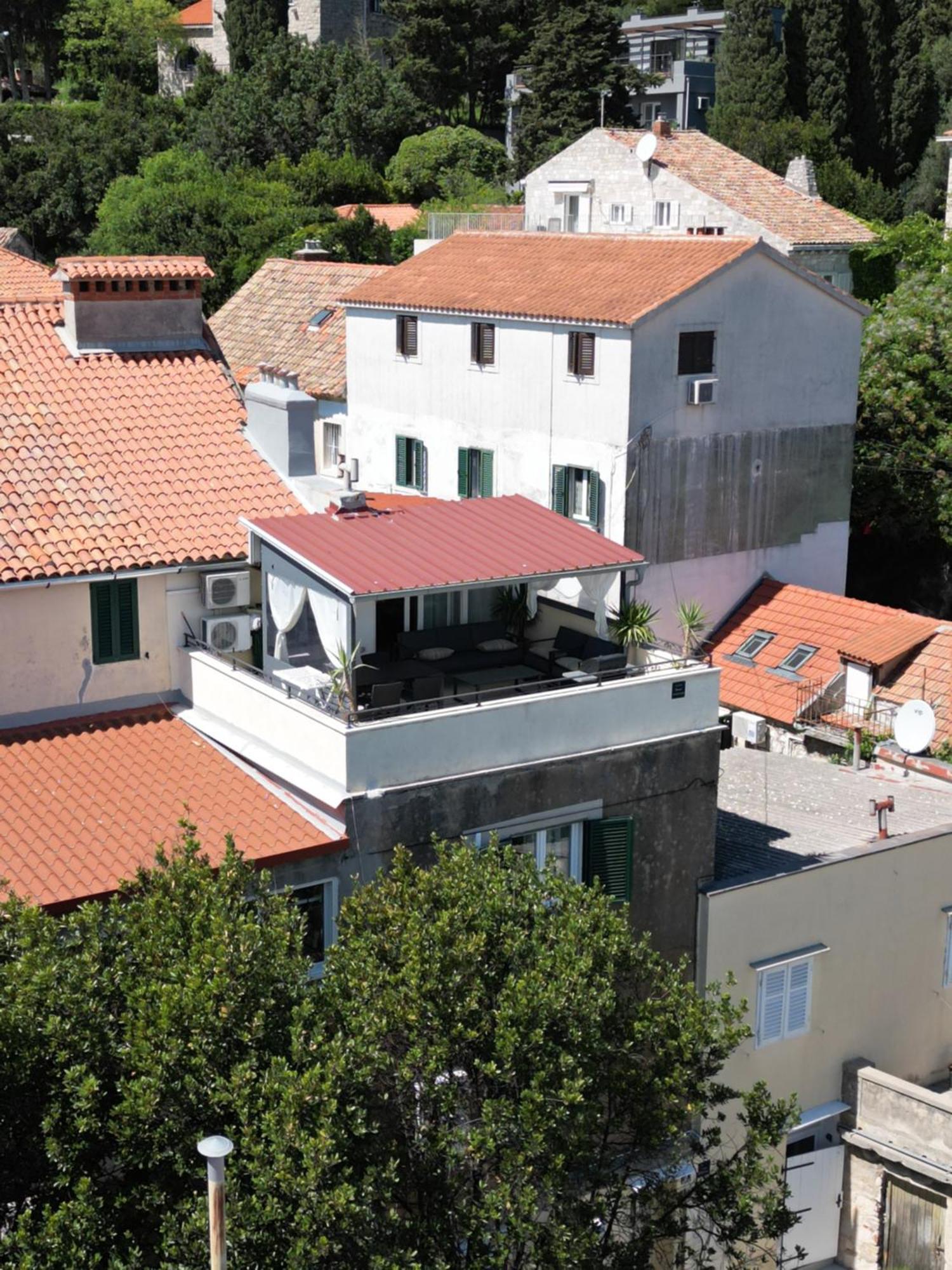 Prime Location Penthouse Apt With A Large Terrace Split Exteriér fotografie